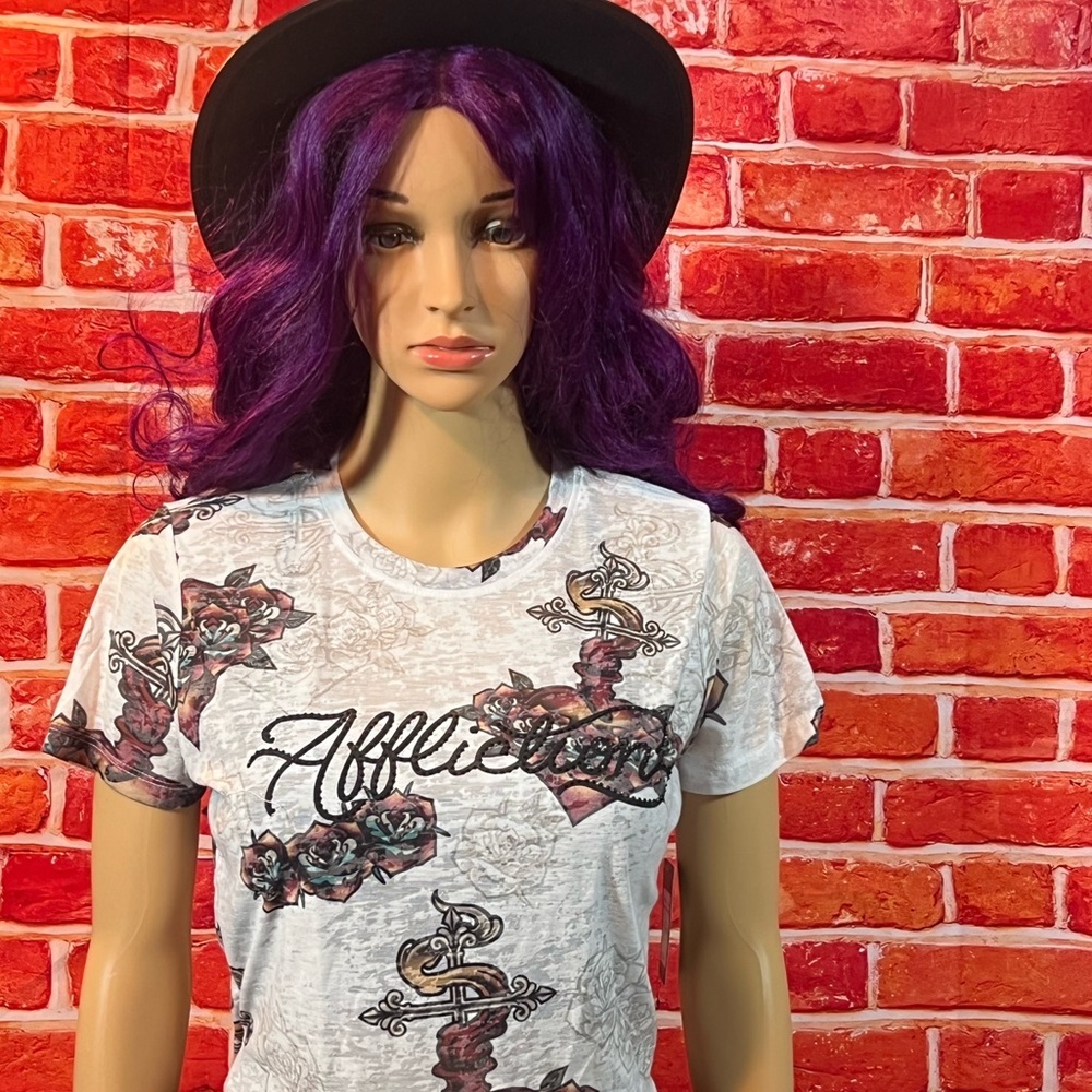 Affliction Women’s T-Shirt - Picture 12 of 13